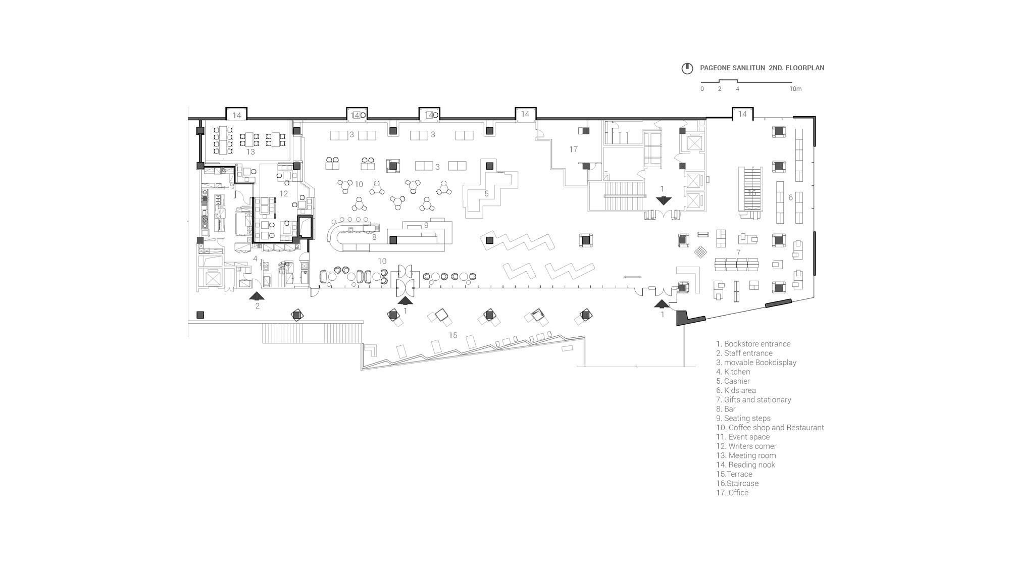 pageone-bookstore-sanlitun-beijing-floorplan